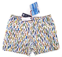 Load image into Gallery viewer, Boxer Mare Costume da Bagno Fantasia Tavola Surf Puro Cotone slip interno morbido con 2 tasche laterali Made in Italy
