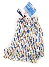 Load image into Gallery viewer, Boxer Mare Costume da Bagno Fantasia Tavola Surf Puro Cotone slip interno morbido con 2 tasche laterali Made in Italy
