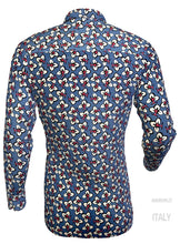 Carica l&#39;immagine nel visualizzatore di Gallery, Camicia Fashion fantasia design trifoglio cotone
