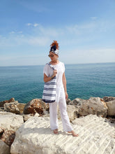 Load image into Gallery viewer, Borsa Mare in tessuto cotone fashion design Marinella Made in Italy
