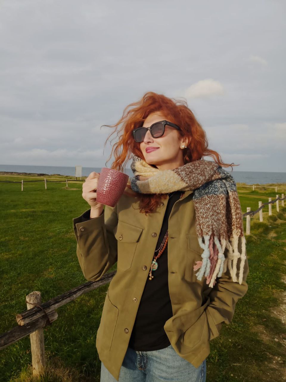 Giacca Sahariana Overshirt Unisex Donna Safari kaki brown militare