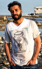 Load image into Gallery viewer, T-shirt made in italy 100% cotone jersey pettinato &quot;MODELLO LIBERAMI&quot;
