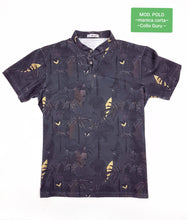 Load image into Gallery viewer, Polo 100% cotone jersey manica corta collo Guru Design SURF dark Green made in Italy
