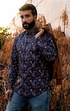Carica l&#39;immagine nel visualizzatore di Gallery, Camicia Fashion paisley cotone fantasia fiorato made in italy
