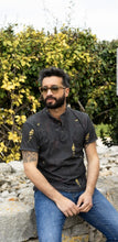 Load image into Gallery viewer, Polo 100% cotone jersey manica corta collo Guru Design SURF dark Green made in Italy
