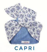 Carica l&#39;immagine nel visualizzatore di Gallery, Turbante Fantasia in cotone design CAPRI Made in Italy
