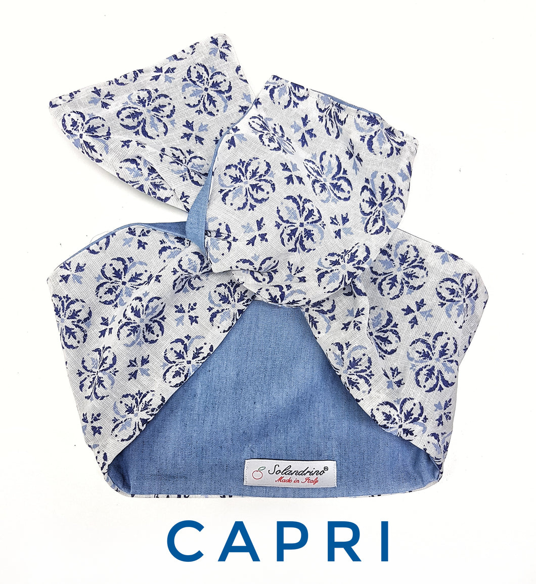 Turbante Fantasia in cotone design CAPRI Made in Italy