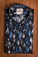 Carica l&#39;immagine nel visualizzatore di Gallery, Camicia Fashion cotone fantasia foliage cotone made in italy
