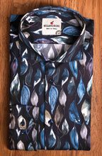 Carica l&#39;immagine nel visualizzatore di Gallery, Camicia Fashion cotone fantasia foliage cotone made in italy
