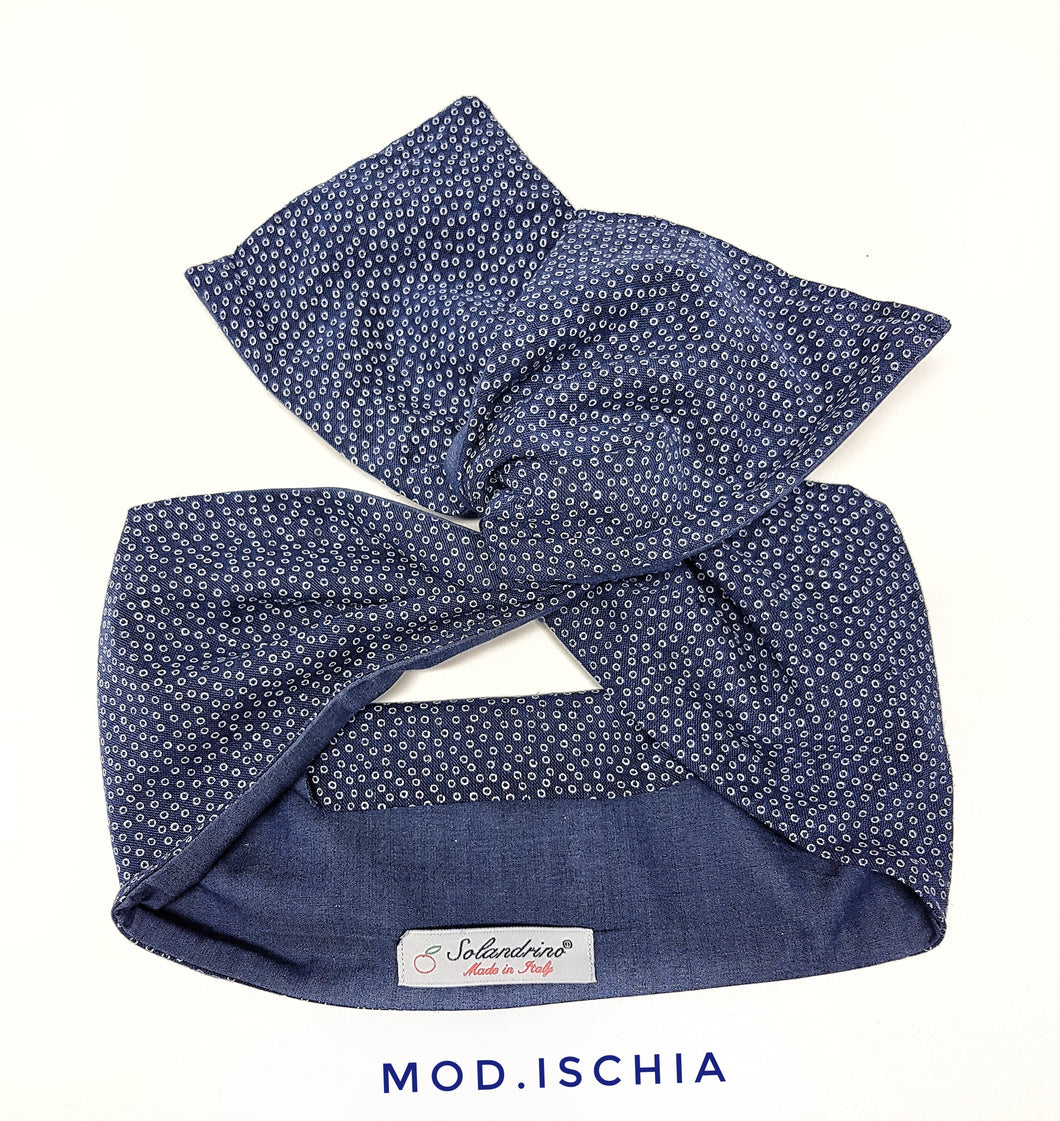 Turbante Fantasia in cotone design ISCHIA Made in Italy