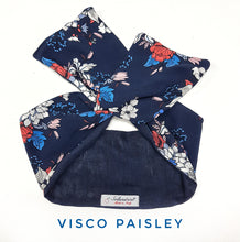 Carica l&#39;immagine nel visualizzatore di Gallery, Turbante Fantasia in Viscosa design Visco Paisley Made in Italy
